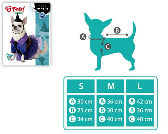 Disfraz Mascota Bruja Halloween Vestido Violeta Con Sombrero Talla S Disfraz Mascota Bruja Halloween Vestido Violeta Con Sombrero Talla S