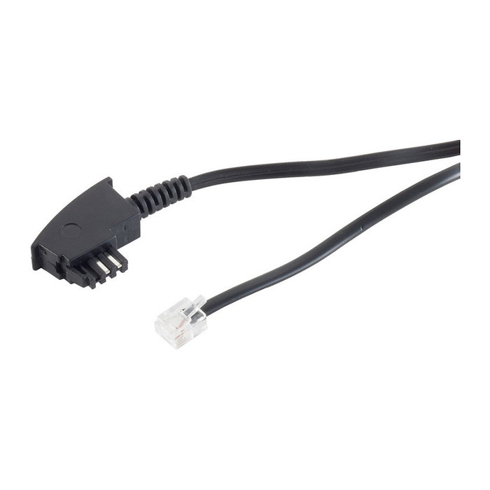 S-Impuls Cable de conexión TAE-F a RJ-11 de 6 m tulipán/Western 6/2 DEC TAE/NTBA S-Impuls Cable de conexión TAE-F a RJ-11 de 6 m tulipán/Western 6/2 DEC TAE/NTBA
