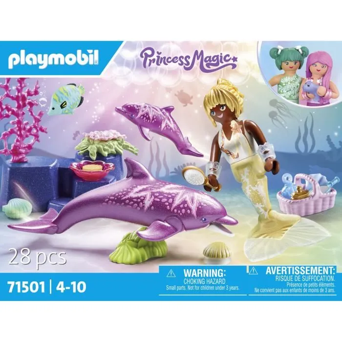 Playmobil 71501 Sirena con Delfines