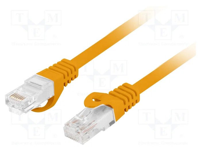 LANBERG Patch Cord Cat 6 U/UTP RJ45 15m Naranja LANBERG Patch Cord Cat 6 U/UTP RJ45 15m Naranja