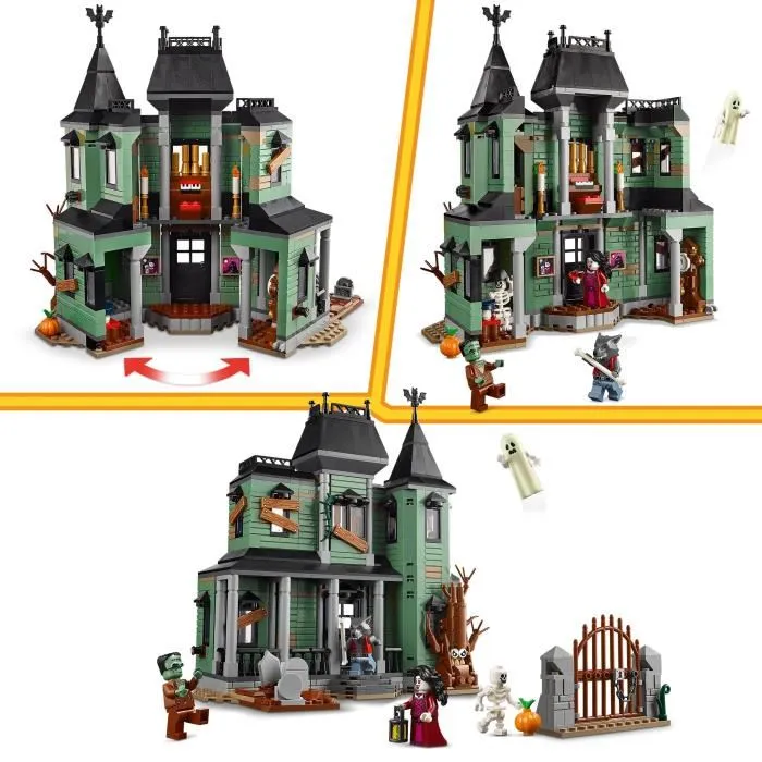 Lego Mansión Encantada 31167 Set de construcción Creator 3 en 1 para niños a partir de 9 años