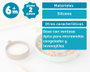 KioKids Plato de Silicona con 3 Compartimentos, Ventosa y Diseño de Oso para BLW, Verde, de Grado Alimentario y Lavavajillas, Edad +6 Meses