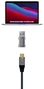 Aisens Mini Adaptador USB 3.2 Gen 2 10 Gbps USB-C Hembra a USB-A Macho Gris