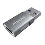 Aisens Mini Adaptador USB 3.2 Gen 2 10 Gbps USB-C Hembra a USB-A Macho Gris
