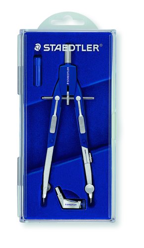 Staedtler Mars Quickbow 552 Compás de Precisión con Estuche y Alargadera