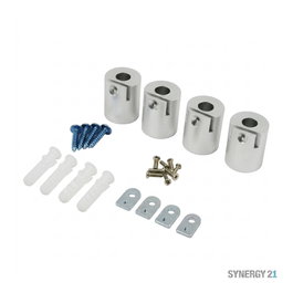 Synergy21 Kit de montaje con cilindro para paneles LED V1+V2, blanco