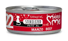 Disugual Mini-Me Cat Esterilizado Ternera 12x85 gr Alimento Húmedo para Gatos Adultos