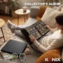 Konix Carpeta de 10 hojas con 9 bolsillos - Juegos de cartas coleccionables - Magic, Pokémon, Yu-Gi-Oh! - Negra