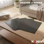 Konix Carpeta de 10 hojas con 9 bolsillos - Juegos de cartas coleccionables - Magic, Pokémon, Yu-Gi-Oh! - Negra