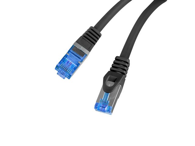 Lanberg Cable de red Cat.6a S/FTP LSZH CCA 0.25m Fluke Passed Negro Lanberg Cable de red Cat.6a S/FTP LSZH CCA 0.25m Fluke Passed Negro