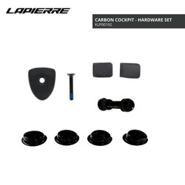 Lapierre Kit Tornillería Cockpit Carbono 2026: Tapa, Tornillos, Tapones, Tuerca y Pernos de Fijación