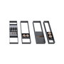 Emuca Organizador Orderbox para cajón, 150x470mm, Acero y Madera, Gris antracita