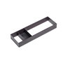 Emuca Organizador Orderbox para cajón, 150x470mm, Acero y Madera, Gris antracita