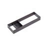 Emuca Organizador Orderbox para cajón, 150x470mm, Acero y Madera, Gris antracita