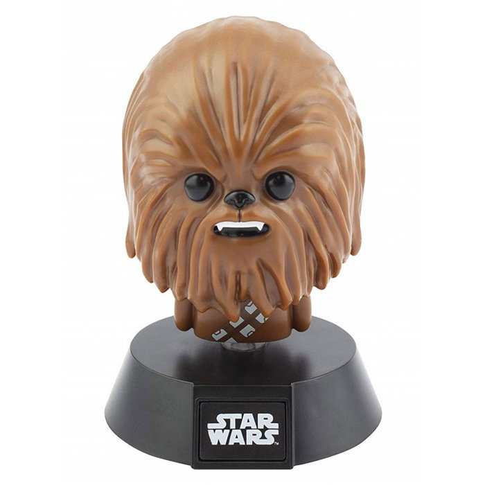 Paladone Lámpara Icon Star Wars Chewbacca, 10 cm, pilas AAA Paladone Lámpara Icon Star Wars Chewbacca, 10 cm, pilas AAA