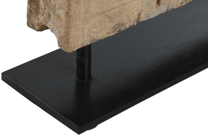 DKD Home Decor Item Home Escultura Piedra Natural Negro 12.5 x 49 x 43 cm