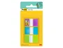 Post-it Banderitas Separadoras Index 680 Colores Surtidos (Azul, Verde, Violeta) con Dispensador