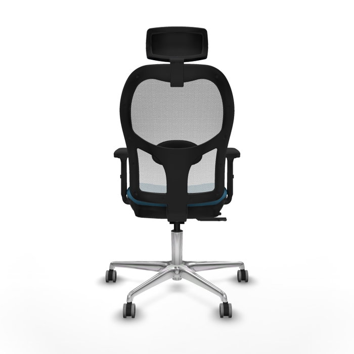 PIQUERAS Y CRESPO Silla de oficina Jorquera con mecanismo Sincro/Traslack, Verde petróleo y Blanco PIQUERAS Y CRESPO Silla de oficina Jorquera con mecanismo Sincro/Traslack, Verde petróleo y Blanco