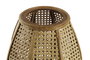 DKD Home Decor Lámpara de Sobremesa de Ratán Marrón Natural 29x29x40 cm