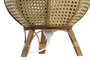 DKD Home Decor Lámpara de Sobremesa de Ratán Marrón Natural 29x29x40 cm