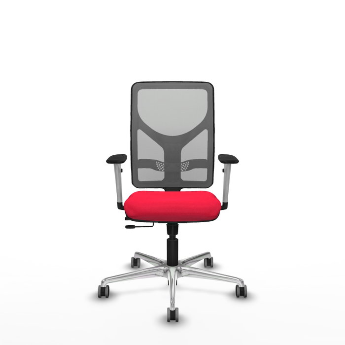 PIQUERAS Y CRESPO Silla de oficina Motilla con mecanismo Sincro/Traslack, Rojo y Gris PIQUERAS Y CRESPO Silla de oficina Motilla con mecanismo Sincro/Traslack, Rojo y Gris