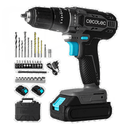 Cecotec PowerForce 2125 Impact Taladro percutor y atornillador con dos baterías