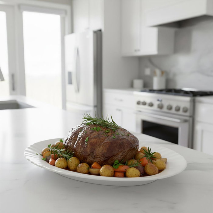 Fuente Oval Opal Feston Luminarc 33 cm