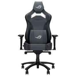 ASUS ROG Chariot X Core Silla Gaming con Iluminación Aura RGB, Reposabrazos 4D Ajustables, Tela Gris, Peso Máx. 136 kg