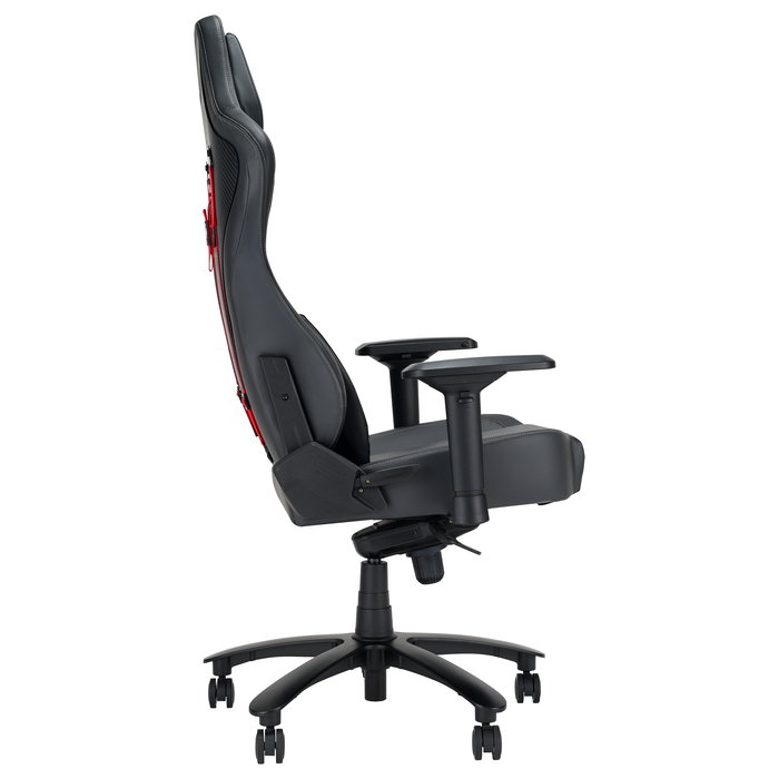 ASUS ROG Chariot X Core Silla Gaming con Iluminación Aura RGB, Reposabrazos 4D Ajustables, Tela Gris, Peso Máx. 136 kg
