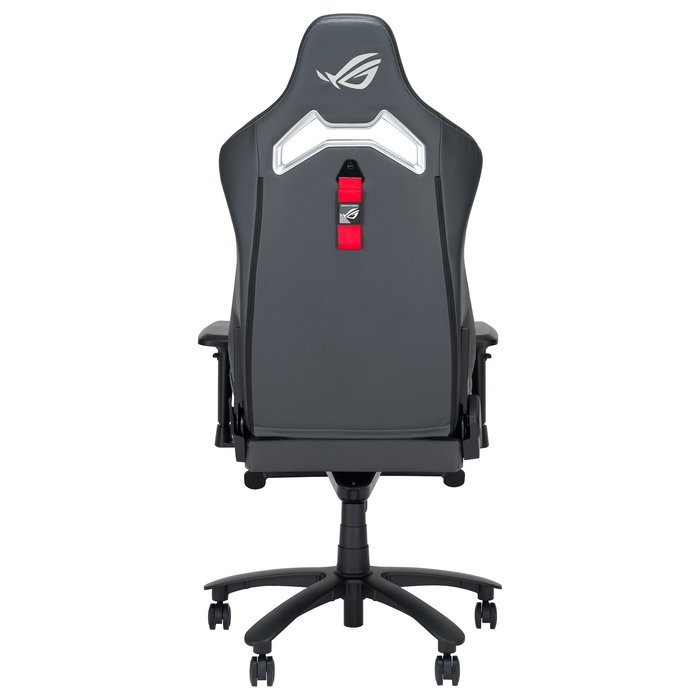 ASUS ROG Chariot X Core Silla Gaming con Iluminación Aura RGB, Reposabrazos 4D Ajustables, Tela Gris, Peso Máx. 136 kg