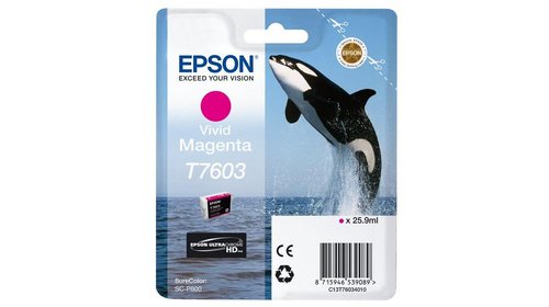 Epson Cartucho de Tinta Original T7603 Magenta Vivo para SureColor SC-P600 Epson Cartucho de Tinta Original T7603 Magenta Vivo para SureColor SC-P600