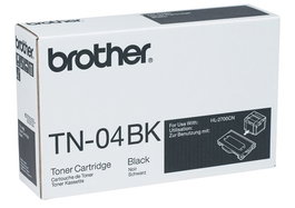 Brother Tóner Original TN04BK Negro para Impresoras, TN-04BK