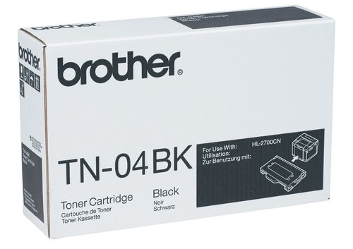 Brother Tóner Original TN04BK Negro para Impresoras, TN-04BK Brother Tóner Original TN04BK Negro para Impresoras, TN-04BK