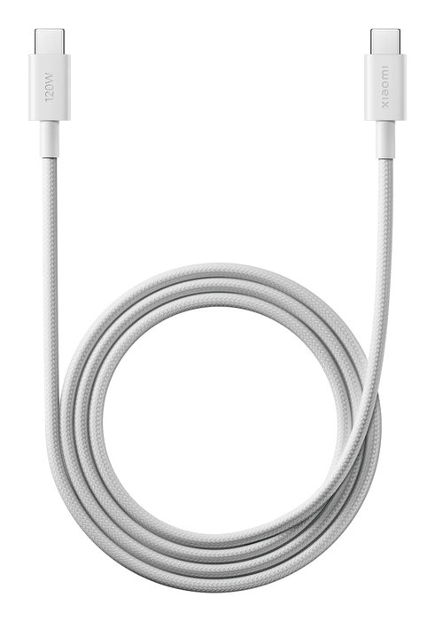 Xiaomi Cable 6A Braided USB-C a USB-C 1m Blanco