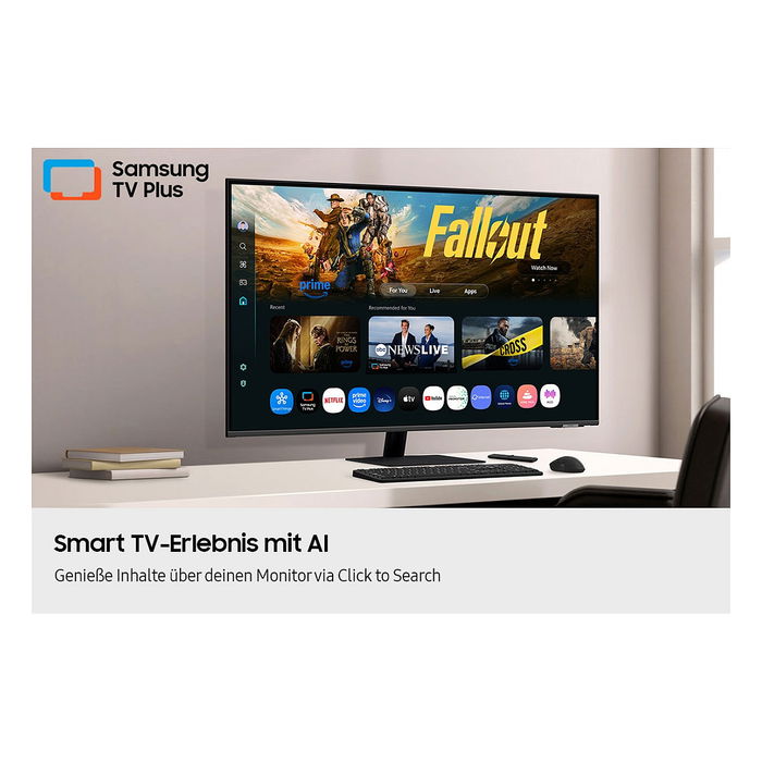 Samsung S43FM700UU 43" Smart Monitor 4K Ultra HD, 16:9, 4 ms, Negro