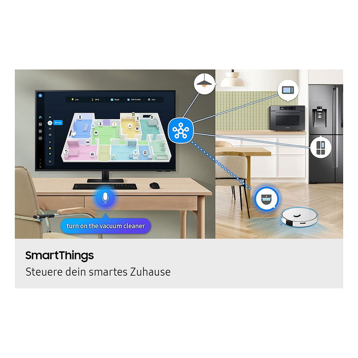 Samsung S43FM700UU 43" Smart Monitor 4K Ultra HD, 16:9, 4 ms, Negro