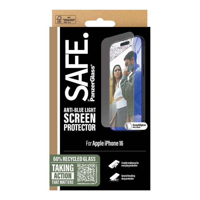 PanzerGlass Safe by PanzerGlass EyeCare | Protector de Pantalla