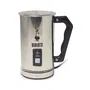 Bialetti Espumador de Leche Eléctrico MK01, 240 ml, Acero Inoxidable