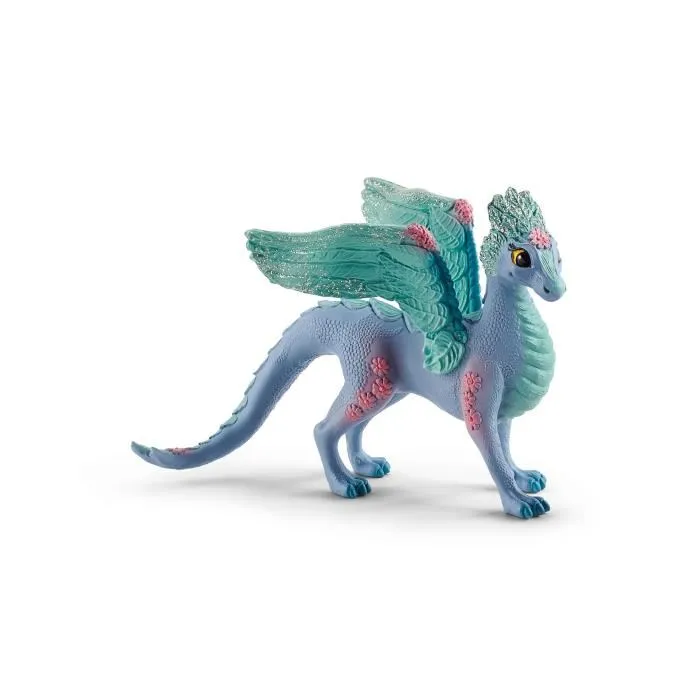 Schleich - Flower Dragon con su pequeño - 70592