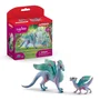 Schleich - Flower Dragon con su pequeño - 70592