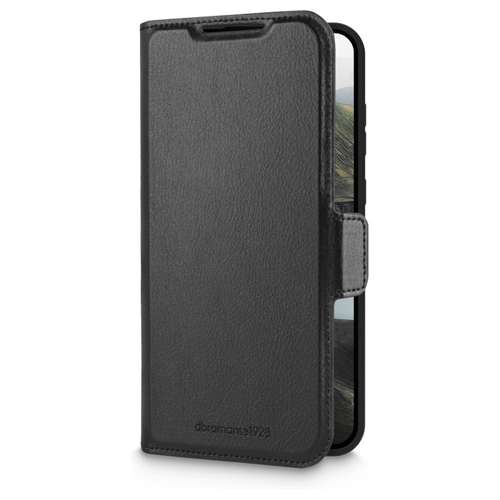 Dbramante1928 Oslo Pro Funda con Tapa para Samsung Galaxy S25, Poliuretano Negro - Dbramante1928