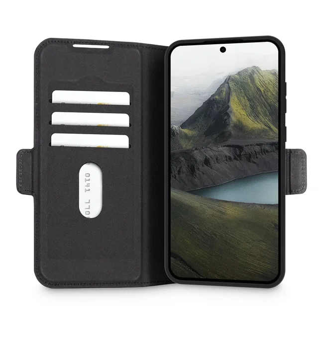 Dbramante1928 Oslo Pro Funda Folio con Tapa para Teléfono Móvil, Imitación Piel y Plástico, Negro, Compatible con Samsung Galaxy S25 (15.8 cm / 6.2")