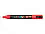 Posca Marcador de Pintura PC-5M Punta Cónica 1,8-2,5 mm Rojo