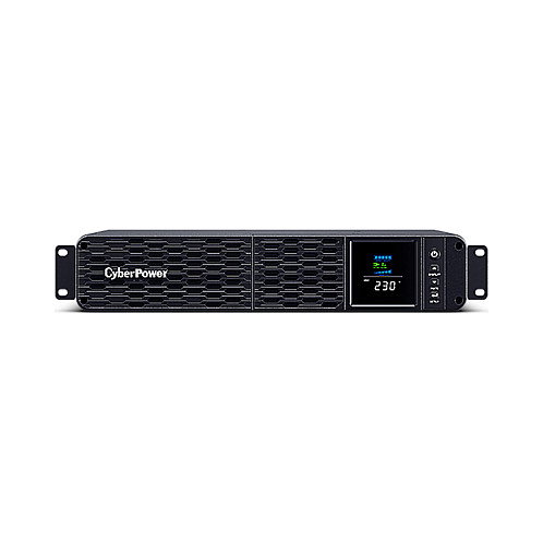 CyberPower SAI CP2000EIPFCRM2U - 2 kVA/1200 W, PFC activo, onda sinusoidal pura, montaje en rack 2U, 8 salidas, conector C13/C14