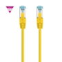 NANOCABLE CABLE RED CAT.7 LSZH SFTP PIMF AWG26 AMARILLO 1 M
