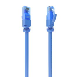 AISENS - CABLE DE RED LATIGUILLO RJ45 CAT.6 UTP AWG26 CCA, AZUL, 1.5M