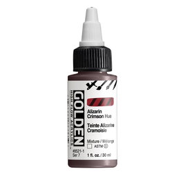 Golden High Flow Colores Acrílicos Tono Carmesí Alizarina 30 ml