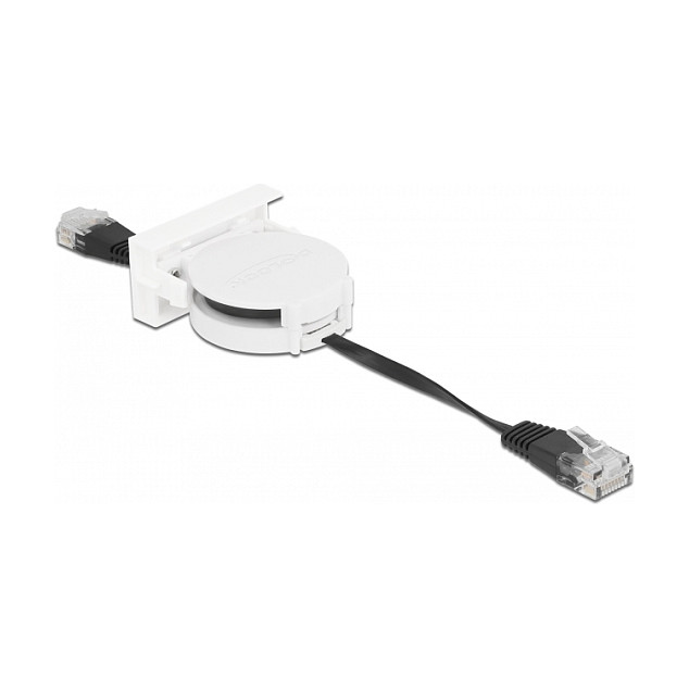 DeLOCK Cable de red retráctil Easy 45 Cat.5e RJ-45 0,62 m DeLOCK Cable de red retráctil Easy 45 Cat.5e RJ-45 0,62 m
