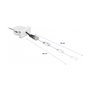 DeLOCK Cable de red retráctil Easy 45 Módulo RJ45 Cat.5e Negro
