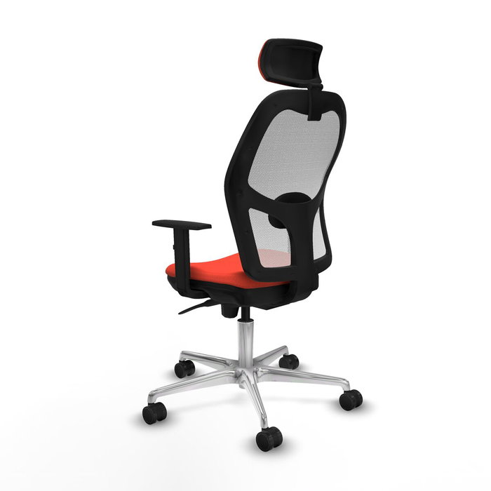 PIQUERAS Y CRESPO Silla de oficina Jorquera Naranja y Blanco PIQUERAS Y CRESPO Silla de oficina Jorquera Naranja y Blanco